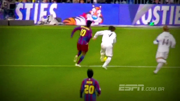 18 dias para Real x Barça: em 2005, Ronaldinho Gaúcho foi aplaudido de pé no Santiago Bernabéu 18 dias para Real x Barça: em 2005, Ronaldinho Gaúcho foi aplaudido de pé no Santiago Bernabéu
