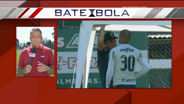 O que será que eles conversaram? Veja imagens do 1º encontro público entre Cuca e Felipe Melo após reintegração O que será que eles conversaram? Veja imagens do 1º encontro público entre Cuca e Felipe Melo após reintegração