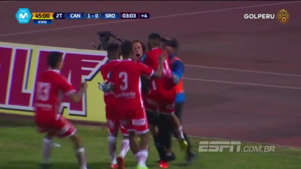 No Peru, goleiro anota golaço de cabeça aos 48 do segundo tempo e conquista empate No Peru, goleiro anota golaço de cabeça aos 48 do segundo tempo e conquista empate