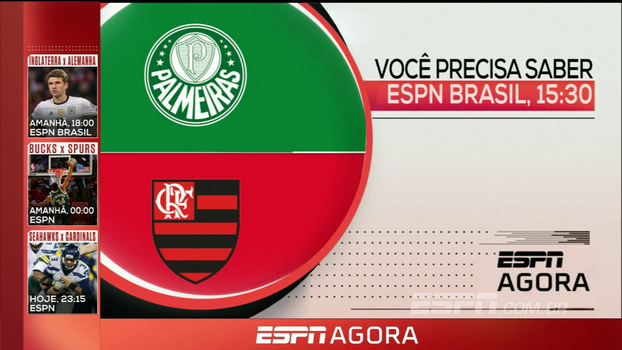 Palmeiras e Flamengo na Copa do Brasil Sub-17, repescagem para a Copa do Mundo, NFL e mais nesta quinta; veja Palmeiras e Flamengo na Copa do Brasil Sub-17, repescagem para a Copa do Mundo, NFL e mais nesta quinta; veja