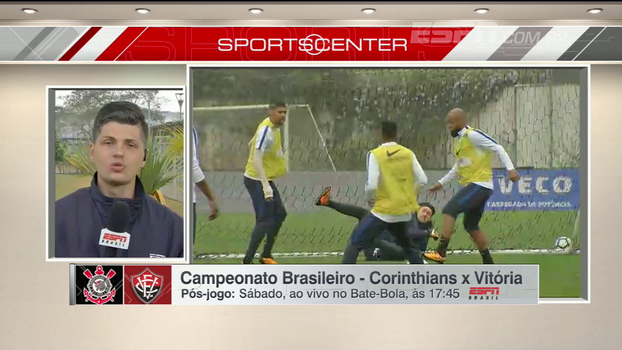 Flávio Ortega dá escalação e conta como foi a manhã de treinos do Corinthians Flávio Ortega dá escalação e conta como foi a manhã de treinos do Corinthians