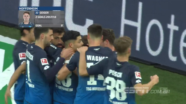 Árbitro de vídeo entra em ação e Hoffenheim atropela o Colônia fora de casa Assista aos melhores momentos da vitória do Hoffenheim sobre o Colônia por 3 a 0!