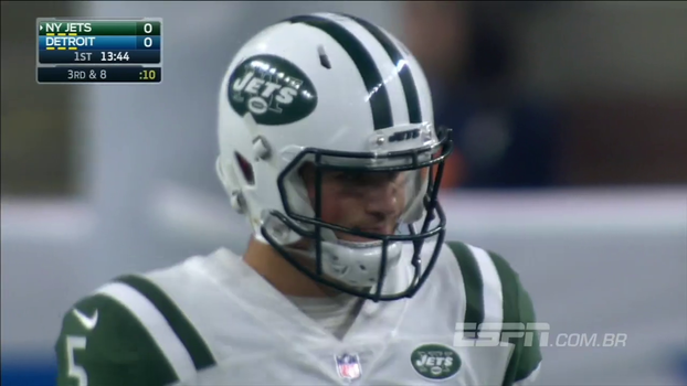 Na pré-temporada, Christian Hackenberg tem decisões ruins e Jets perdem para Lions Na pré-temporada, Christian Hackenberg tem decisões ruins e Jets perdem para Lions