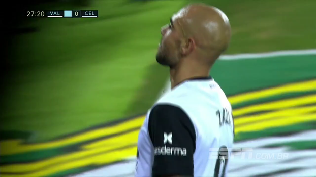 Valencia mantém embalo e dorme só 2 pontos atrás do Barça Assista aos gols da vitória do Valencia sobre o Celta de Vigo por 2 a 1!