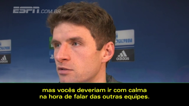 Muller analisa primeira partida contra PSG e destaca força do time após vitória na Champions: 'Nós ainda somos o Bayern' Muller analisa primeira partida contra PSG e destaca força do time após vitória na Champions: 'Nós ainda somos o Bayern'