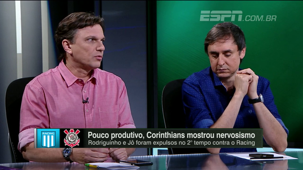 A vitimização dos brasileiros, a violência de Rodriguinho a a abjeta atitude de Bruno Henrique Para Mauro, Corinthians não soube sair da armadilha do 'gelado' Racing: 'Faltou repertório'