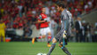 O goleiro Thiago em a&ccedil;&atilde;o pelo Flamengo contra o Cruzeiro