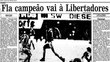 Jornal "O Globo" noticiou o Flamengo campe&atilde;o em 1990